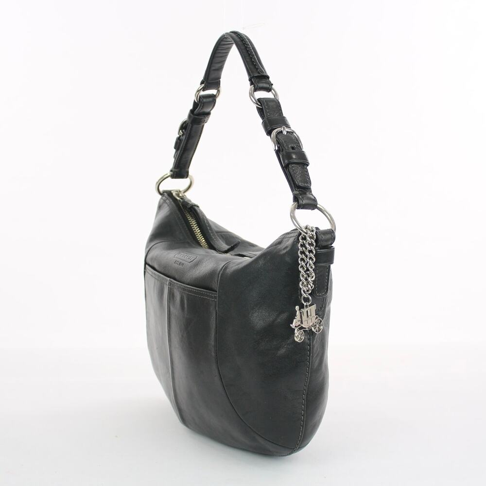 Coach Vintage Y2K Black Leather Soho Hobo Shoulder Bag - Picture 3 of 11